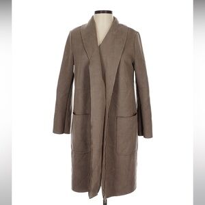 Philosophy Republic New With Tags, Medium, Tan Faux Leather Jacket Long Sweater